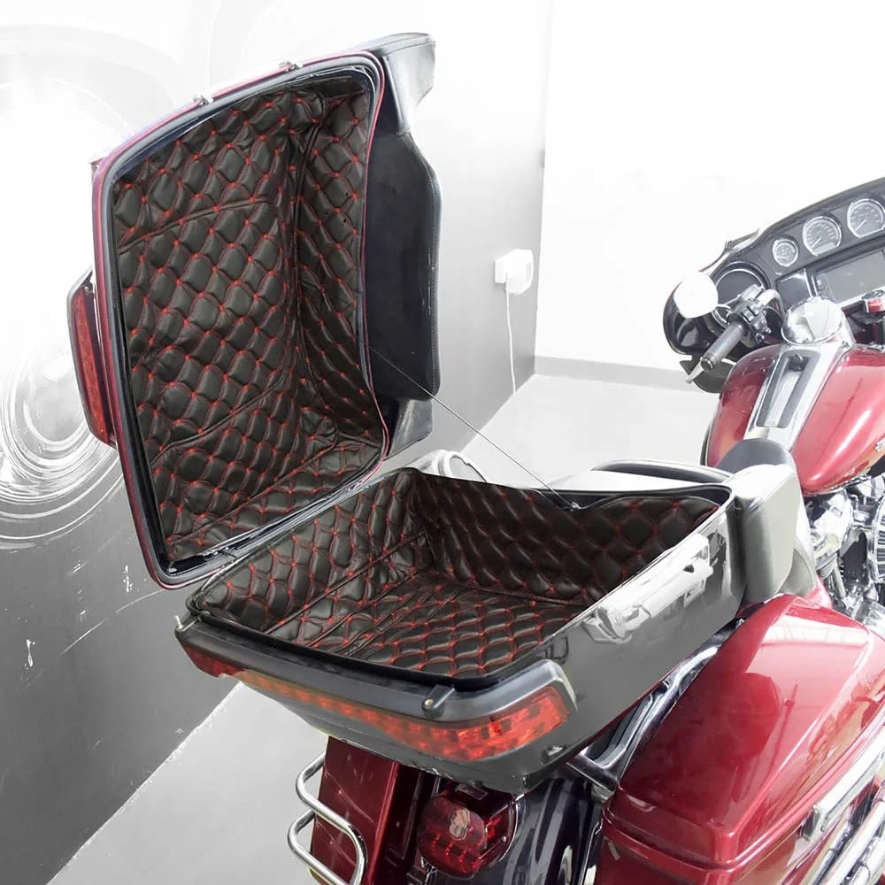 Mat do Ładowania dla Motocykla Do drogi turystycznej 14-23 | Wycieczka motocyklowa Bagażnik Dywan Wewnętrzna wkładka do torby Bagaż Skórzane torby Pad(Trunk Carpet Liner A)
