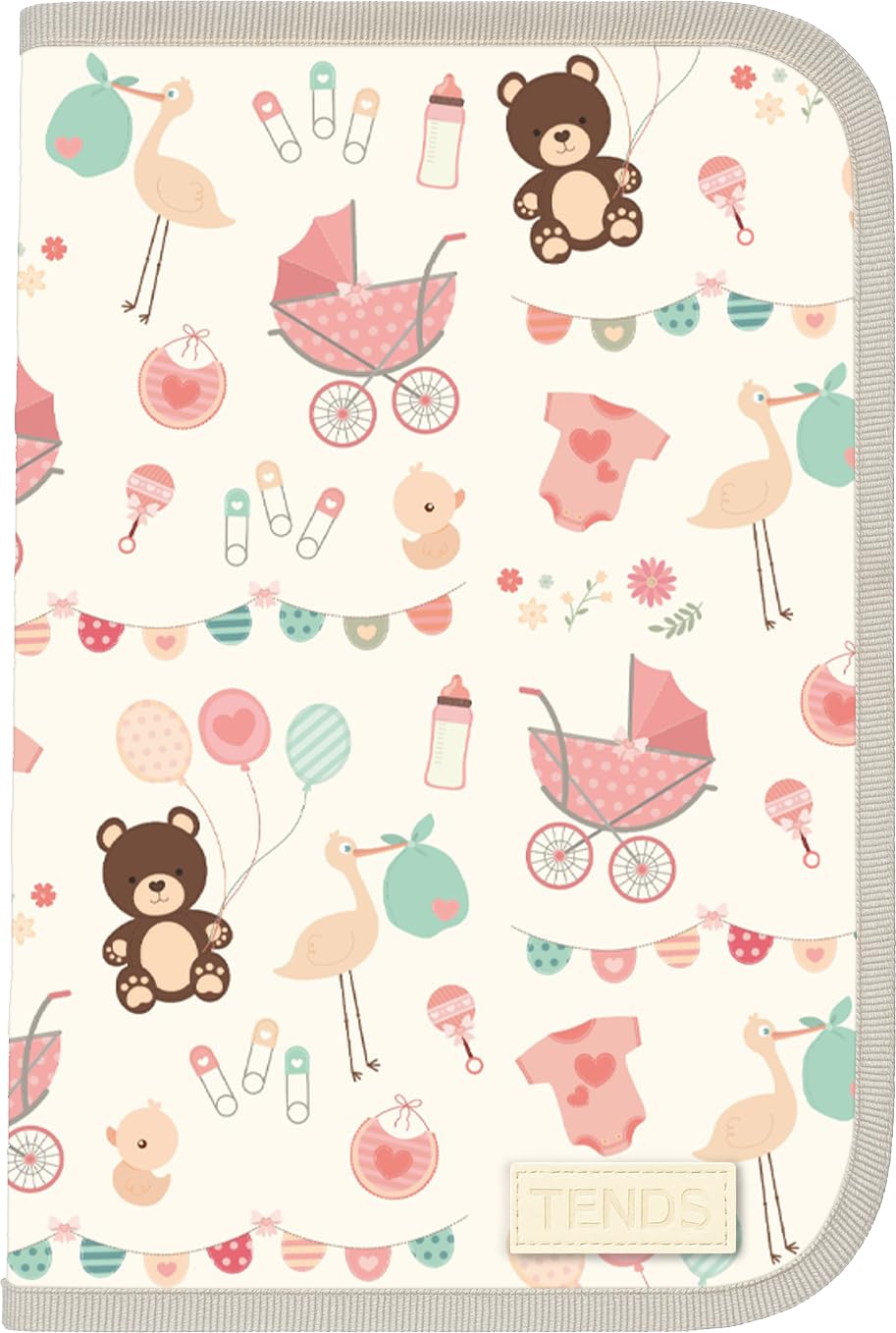 TENDS Portadocumentos bebé- Porta Documentos Bebe como Organizador de Tarjetas o cartillas médicas y Cosas para Bebes - Carpeta de Bebe Originales para Bebes Recien Nacidos — view 10