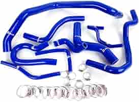 Silicone Radiator Hose Kit (6-Piece) For Honda Civic Type-R EK/EG B16A B18C B20B 1992-2000 – Black