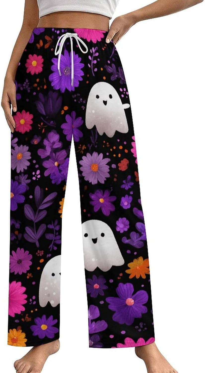 Pajama Bottoms for Women's Lounge Pants with Pockets Cozy Sleepwear for Yoga & Home, Breathable Pajama Bottoms