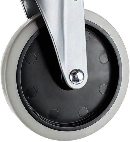 Miniatura 4 de Cambro Carrito de servicio y utilidad, ideal para almacenamiento, aperitivos, libros, aula, capacidad de 300 libras, gris