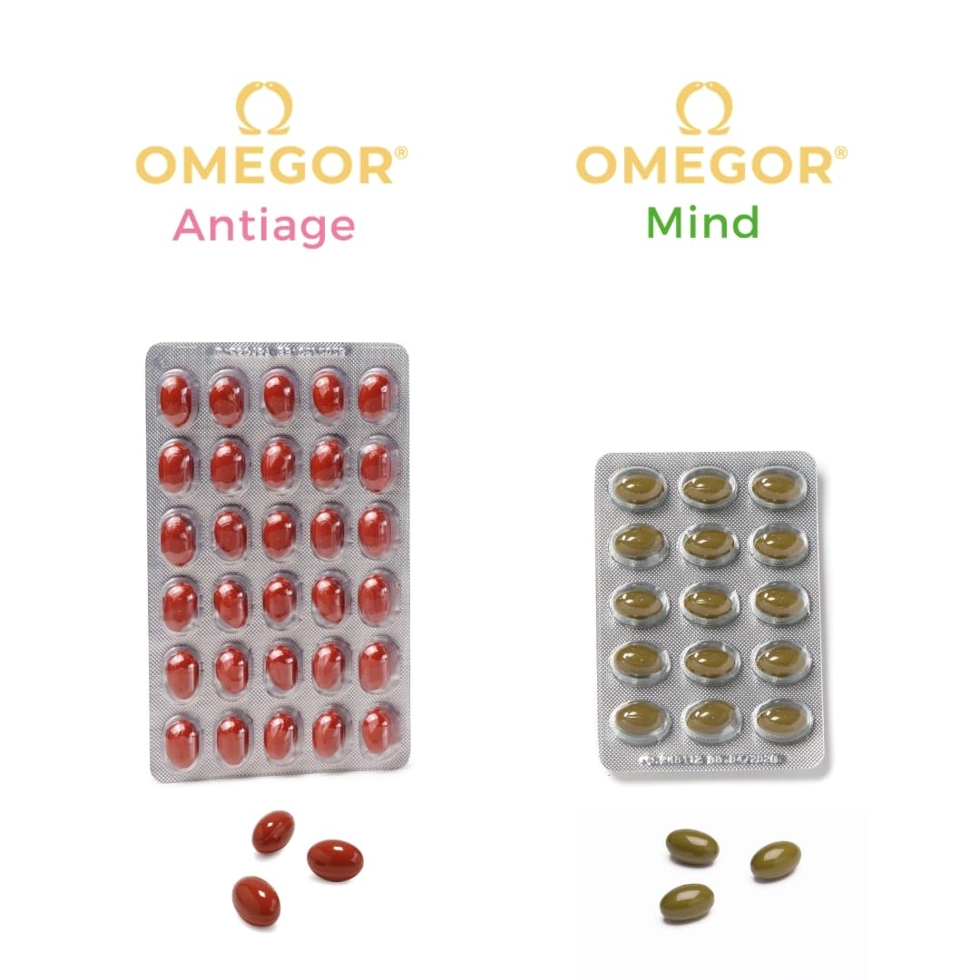 Pacchetto per Omegor Antiage e Omegor Mind 30 cps