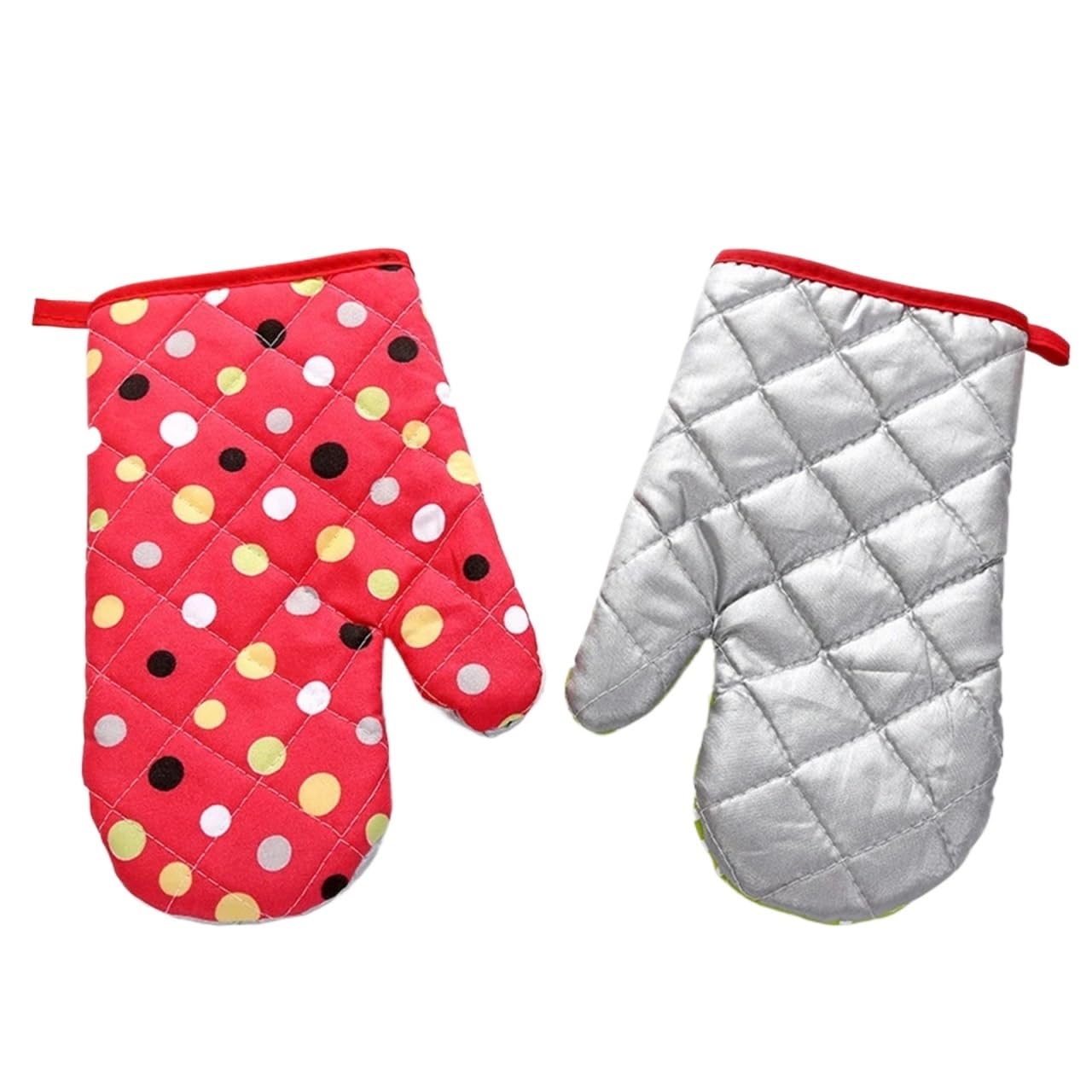 Gants de Cuisine, Gants de Four résistants aux Taches, Gants épais pour la Maison, Gants isolés pour Micro-Ondes, Gants créatifs, antidérapants, résistants à la Chaleur et Anti-brûlures