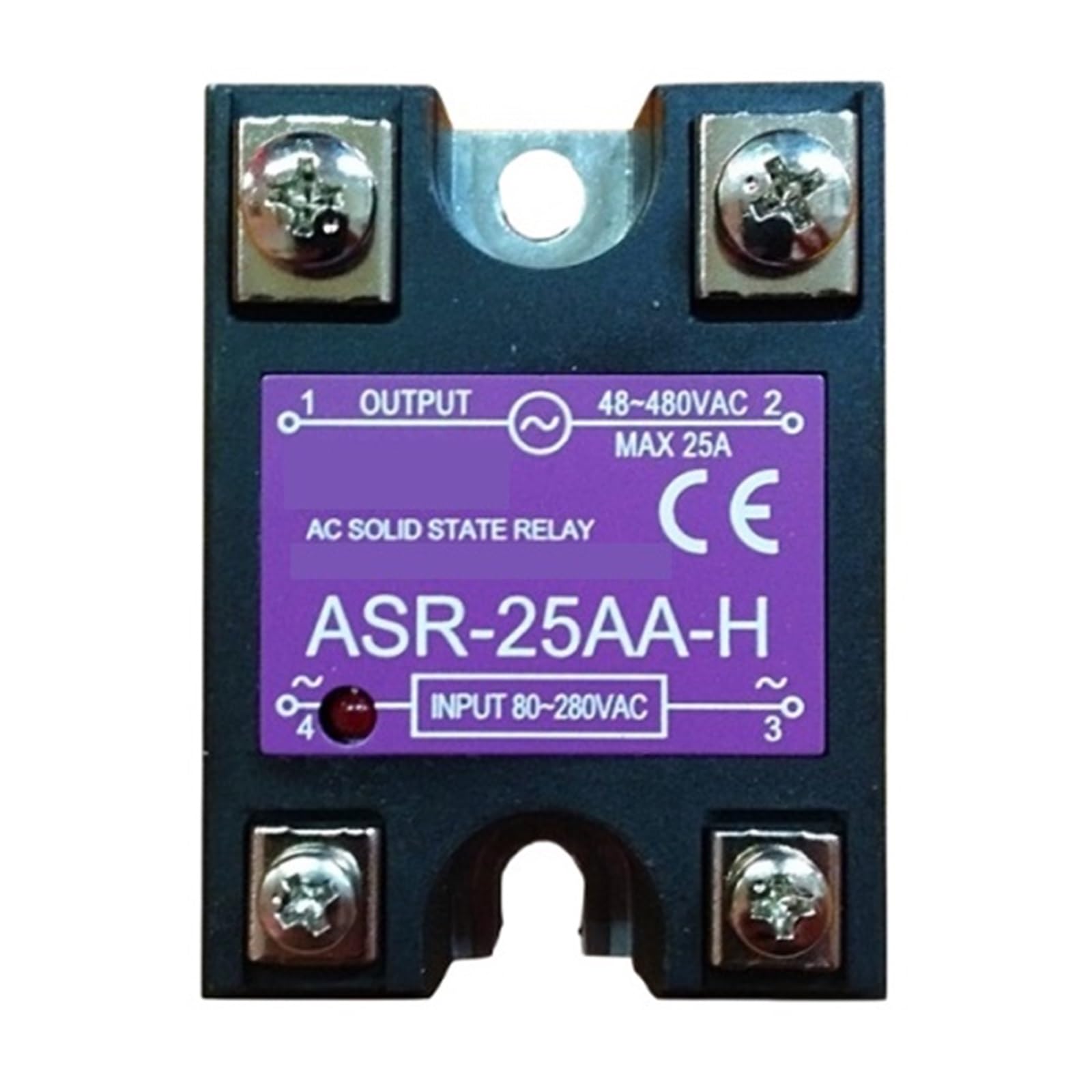 Solid State Relay ASR-25AA-H relais statique monophasé pour contrôle industriel
