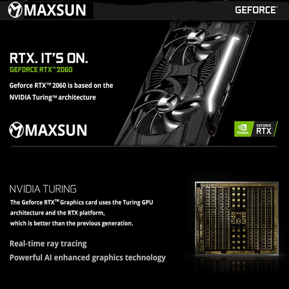Amazon | MAXSUN GeForce RTX 2060 6GB GDDR6 ゲーミンググラフィック 