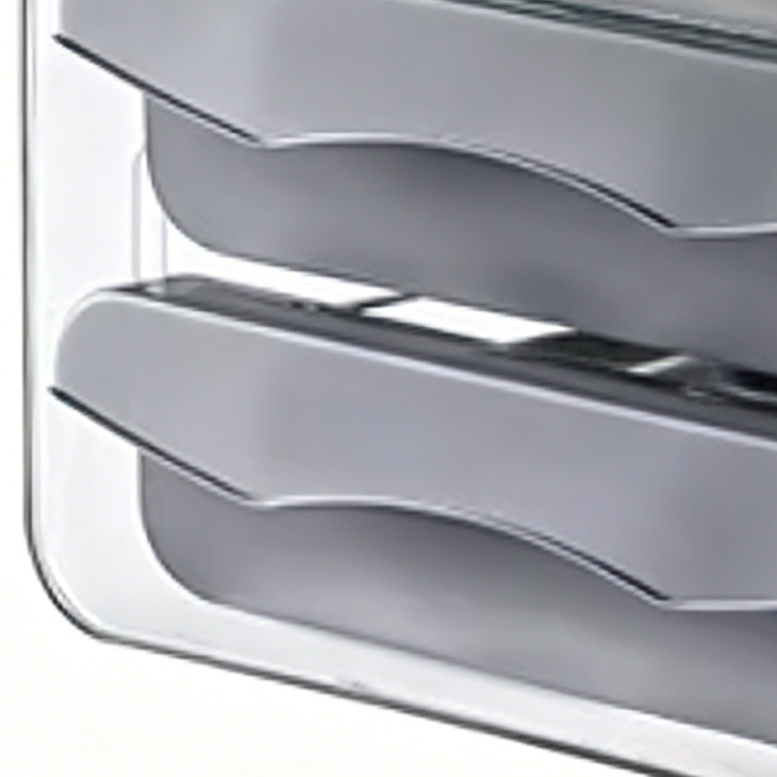 SIXRUN Doppio Strato Portauova per Frigo, 32 Slot (GREY)
