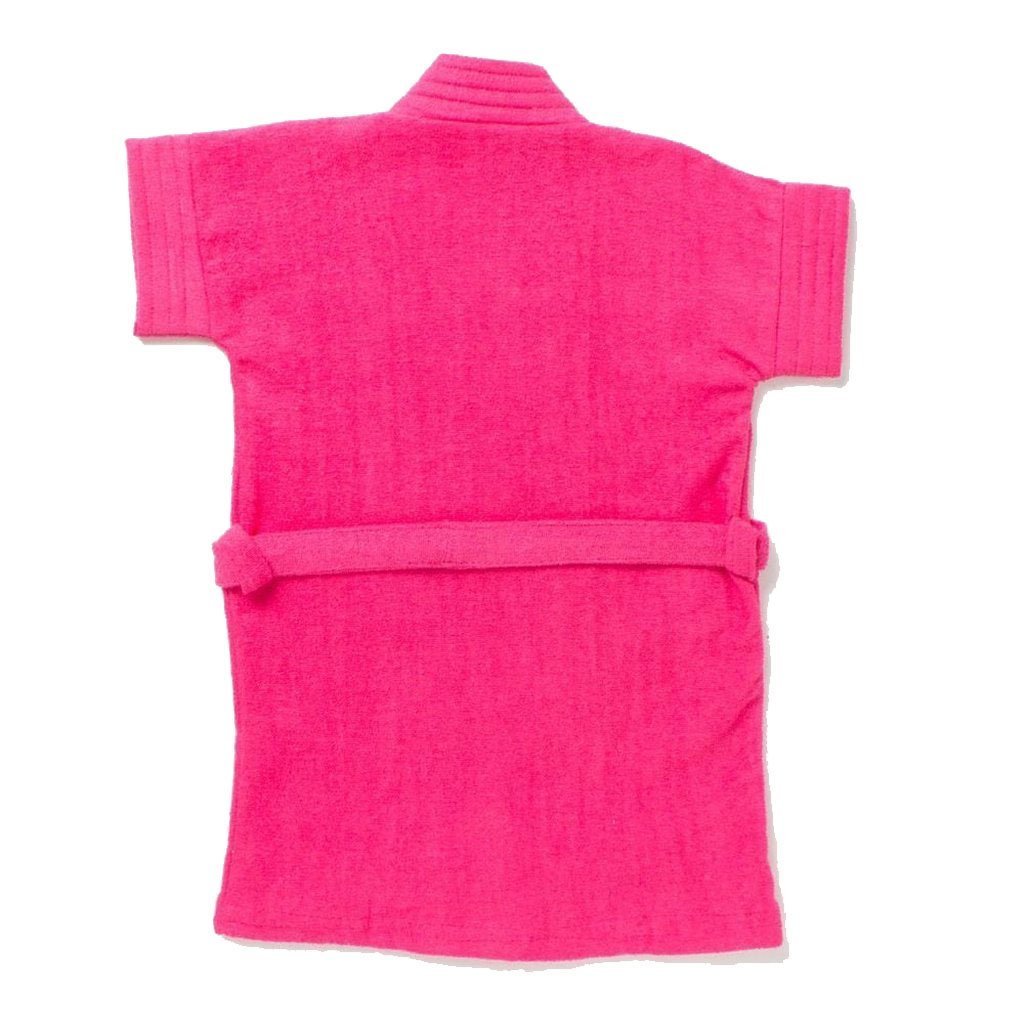 SAND DUNE Kids Baby Girls Bathrobe | Terry Cotton Bathrobe Gown | Half Sleeves | Knee Length | Pocket with Waist Belt | Baby Girls Bathrobe - 1 to 4 Years Age - Image 2 thumbnail