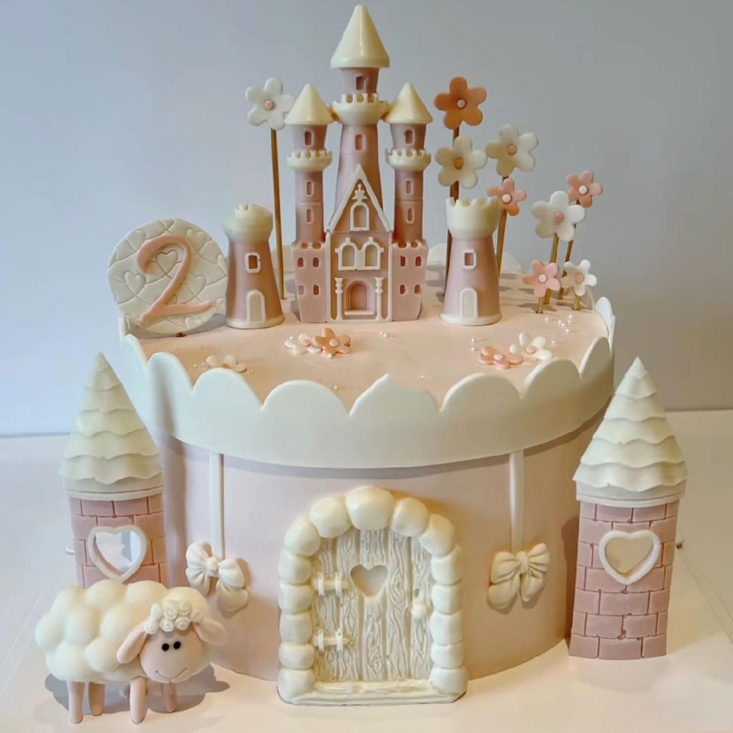 YIHUOMOLDS Castle Silicone Fondant Molds Cinderella Fairy Tales Mold For Cake Decorating Cupcake Topper Chocolate Candy Gum Paste Polymer Clay - Image 3