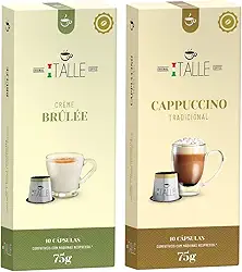Cápsulas Compativeis Nespresso Cappuccino Café Italle 20 Unid