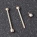 Hemobllo 2pcs Watch Screw Tube Rods for Strap Repair Inner Diameter Rose Gold Easy Install Watch Strap Link Rods for Watchmakers and Jewelers
