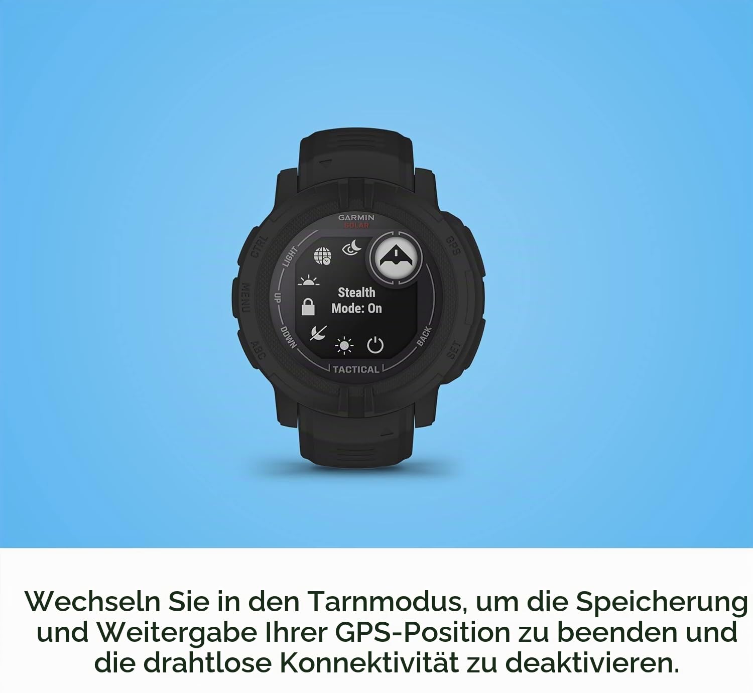 Garmin Instinct 2X Solar Tactical Edition Black WW Smart Watch