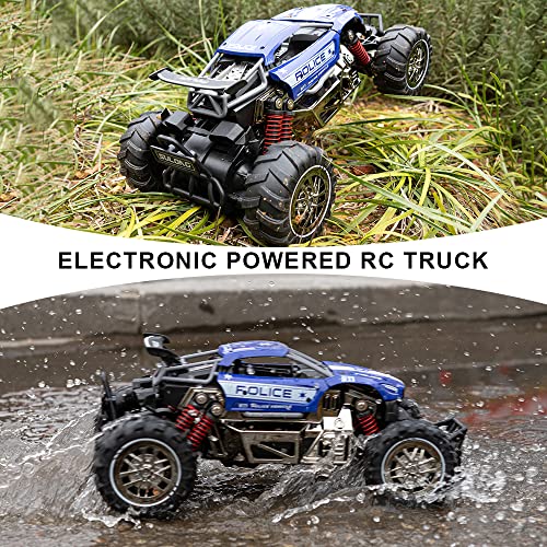 Remote Control Car, Rc Cars, Remote Car, Off Road Rc Car, Rc Monster Truck, Rc Rock Crawler, Remote Control Car for Boys, 1:14 Scale All Terrain Rc Truck with Rechargeable Batteries for Kids Gift