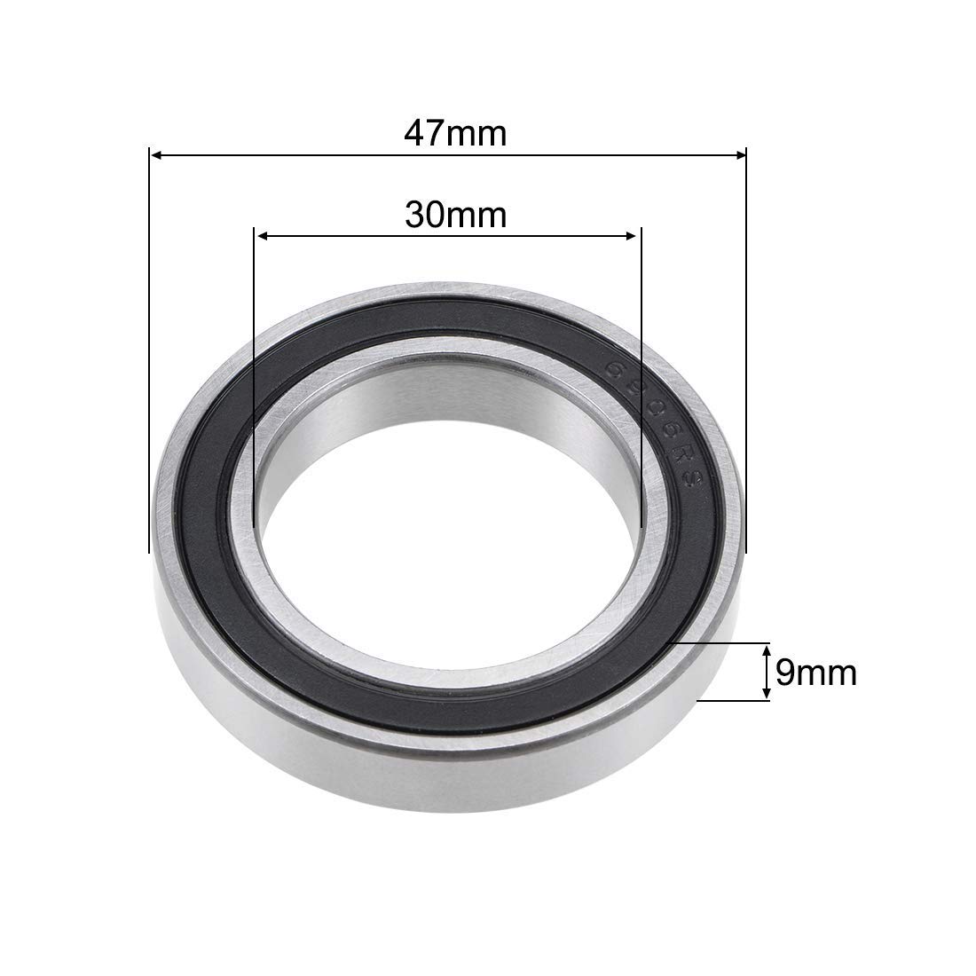 Cuscinetti, 1 PZ 6905-2RS ZZ Cuscinetto ABEC-3 25x42x9 Mm Sezione Sottile 6905 2RS ZZ Cuscinetti a Sfera 6905RS 61905 RS ZZ,Compatibilità versatile( 6905-ZZ