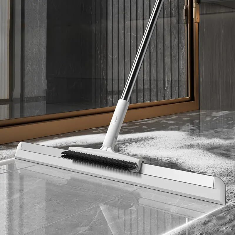 PANIXIA 2 in 1 Floor Cleaner Brush Scapper with Wiper, Bathroom Floor Scraper Brush, Window Squeegee, Magic Broom for Floors, Glass, Tile, Windows, Bathroom, Dust, Pet Hair Cleaning Tool (B0CRKTTQ9T) Amazon Price History, Amazon Price Tracker
