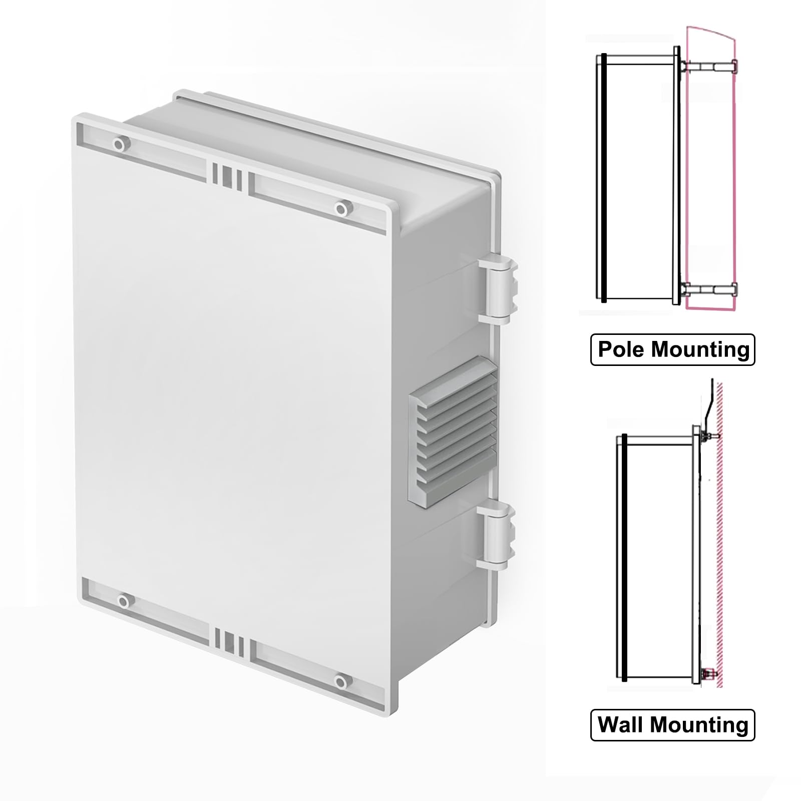 Aufputz Verteilerdose, ABS-Kunststoffgehäuse Wasserdicht, IP65 Wasserdicht Elektrische Abzweigdose - 40x28x10.5cm
