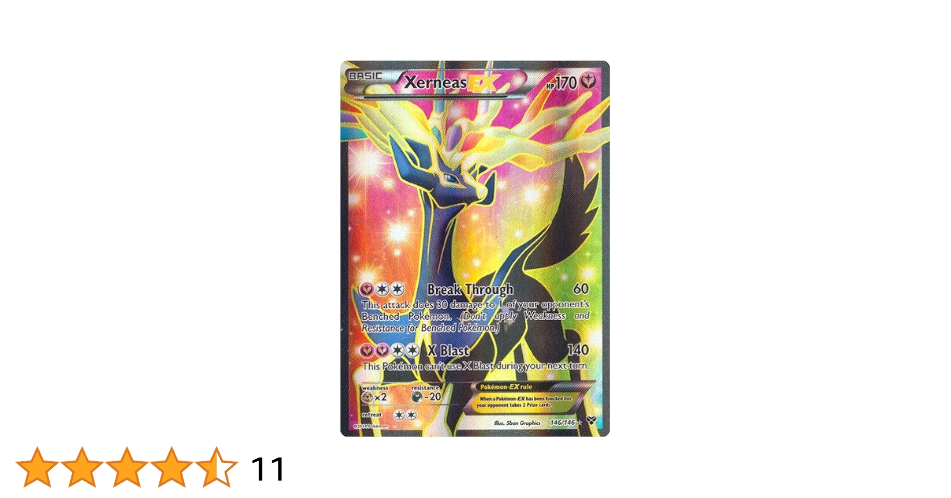 Amazon.co.jp: Pokemon - Xerneas-EX (146/146) - XY - Holo