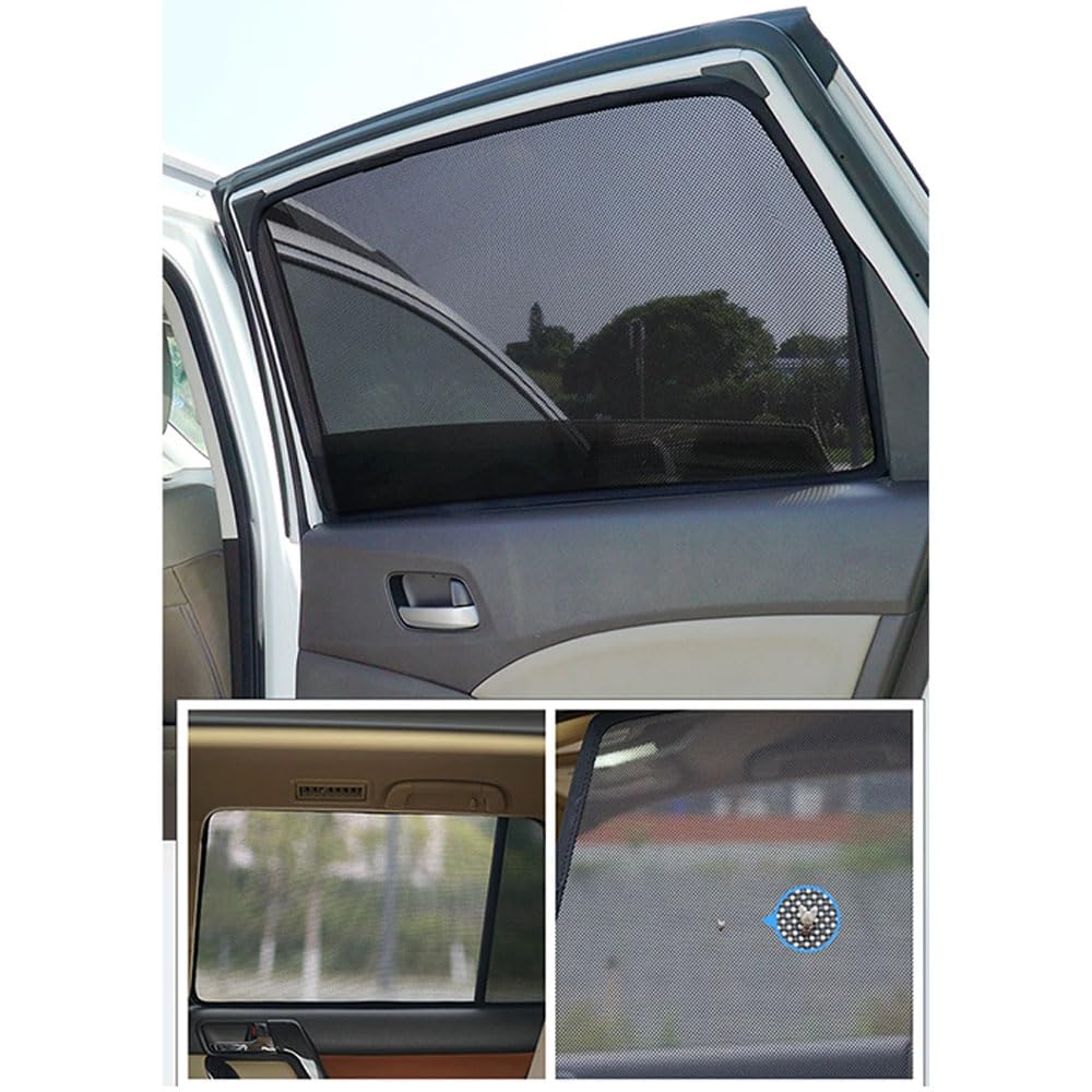 Tendine Parasole Auto per MG ZS EV SUV 2017-2023, Finestrini Laterali Posteriore Tende Oscuranti Vetri Block Raggi UV Protegge Bambini e Animali,Whole Car 7PCS