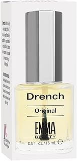 EMMA Beauty Drench Original Cuticle Oil, Deep Penetrating Oil Nourishes, Protects, Hydrates & Revitalizes Nails & Cuticles, 12+ Free Formula, 100% Vegan & Cruelty-Free, 0.5 fl. oz.