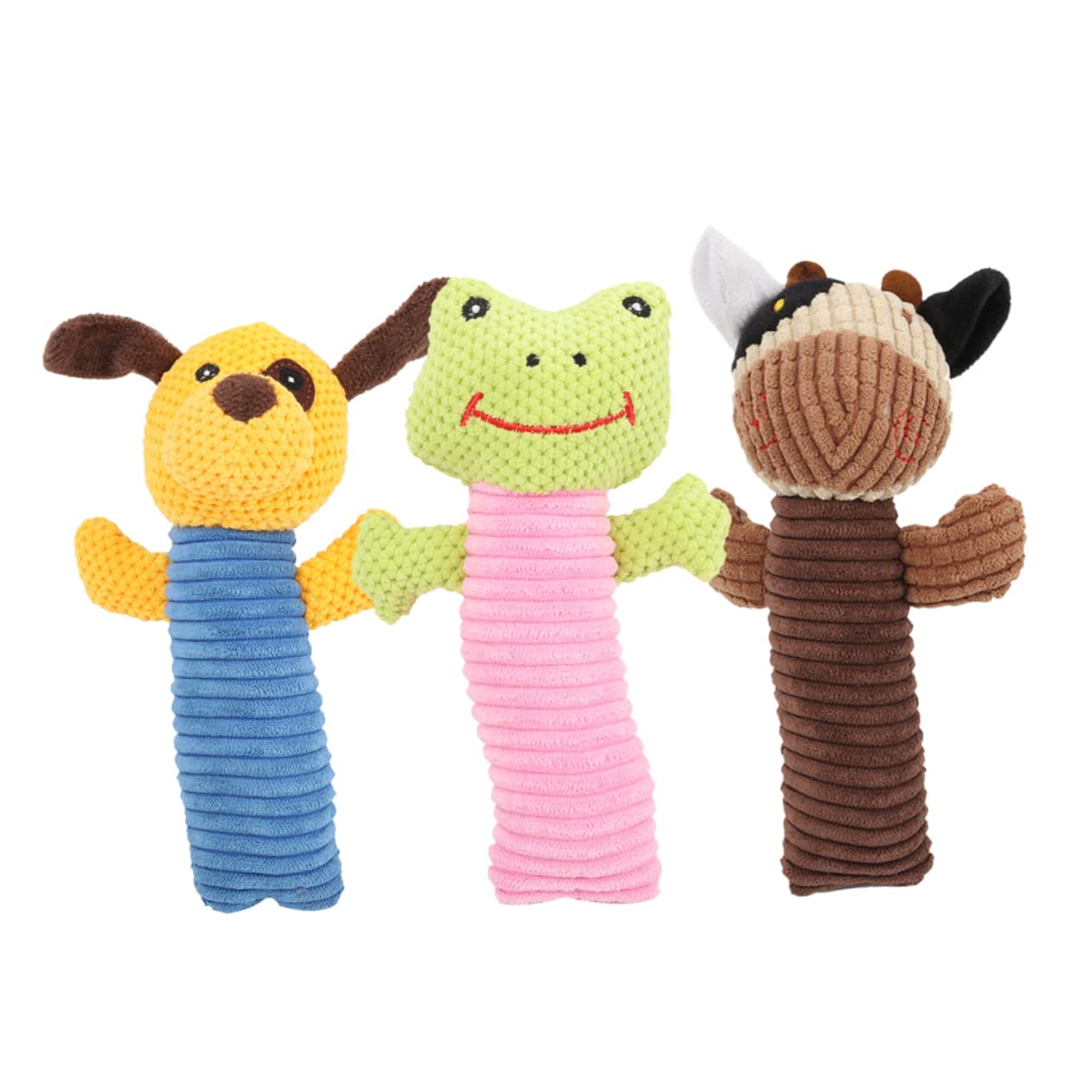 SUPVOX 9 Uds Juguetes Chirriantes para Mascotas Juguetes De Peluche para Perros Juguetes De Peluche para Cachorros Juguetes para La Dentición De Mascotas Verduras Chirriantes