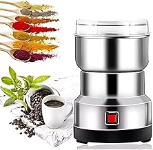 Drumstone    Portable Stainless Steel Electric Grinder for Dry Spices, Coffee Beans, Grains, Masala, Herbs | One-Touch Silent Operation | High-Speed Multipurpose Mill