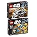 Produktbild Lego Star Wars 2er Set 75166 75167 + First Order Transport Speeder + Bounty Hunter Speed Bike