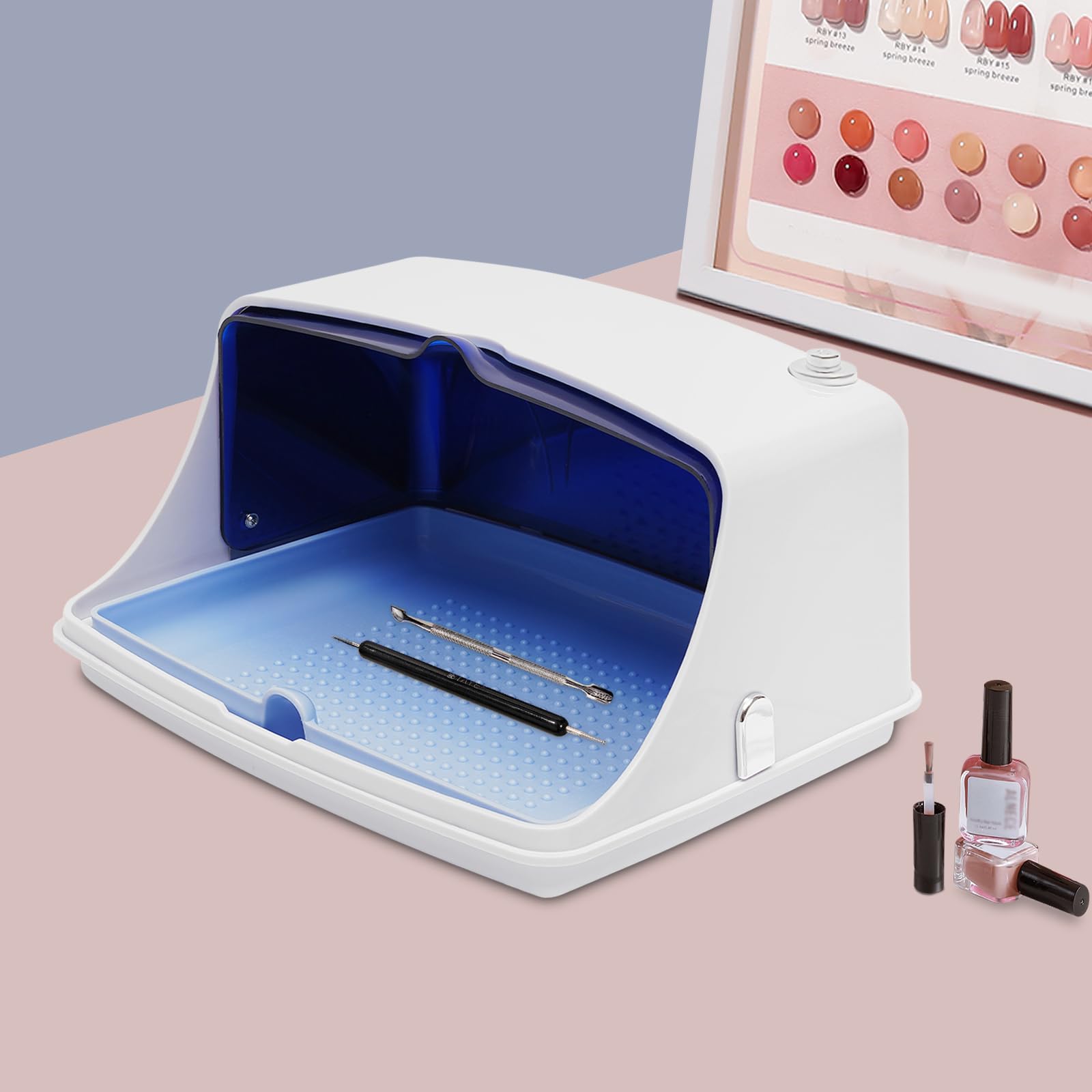 Sterilizzatore per biberon | Sterilizzatore | Armadietto disinfettante professionale UV | Materiale ABS | Coperchio sicuro | per saloni di bellezza, saune, spa, hotel, saloni di unghie, parrucchieri