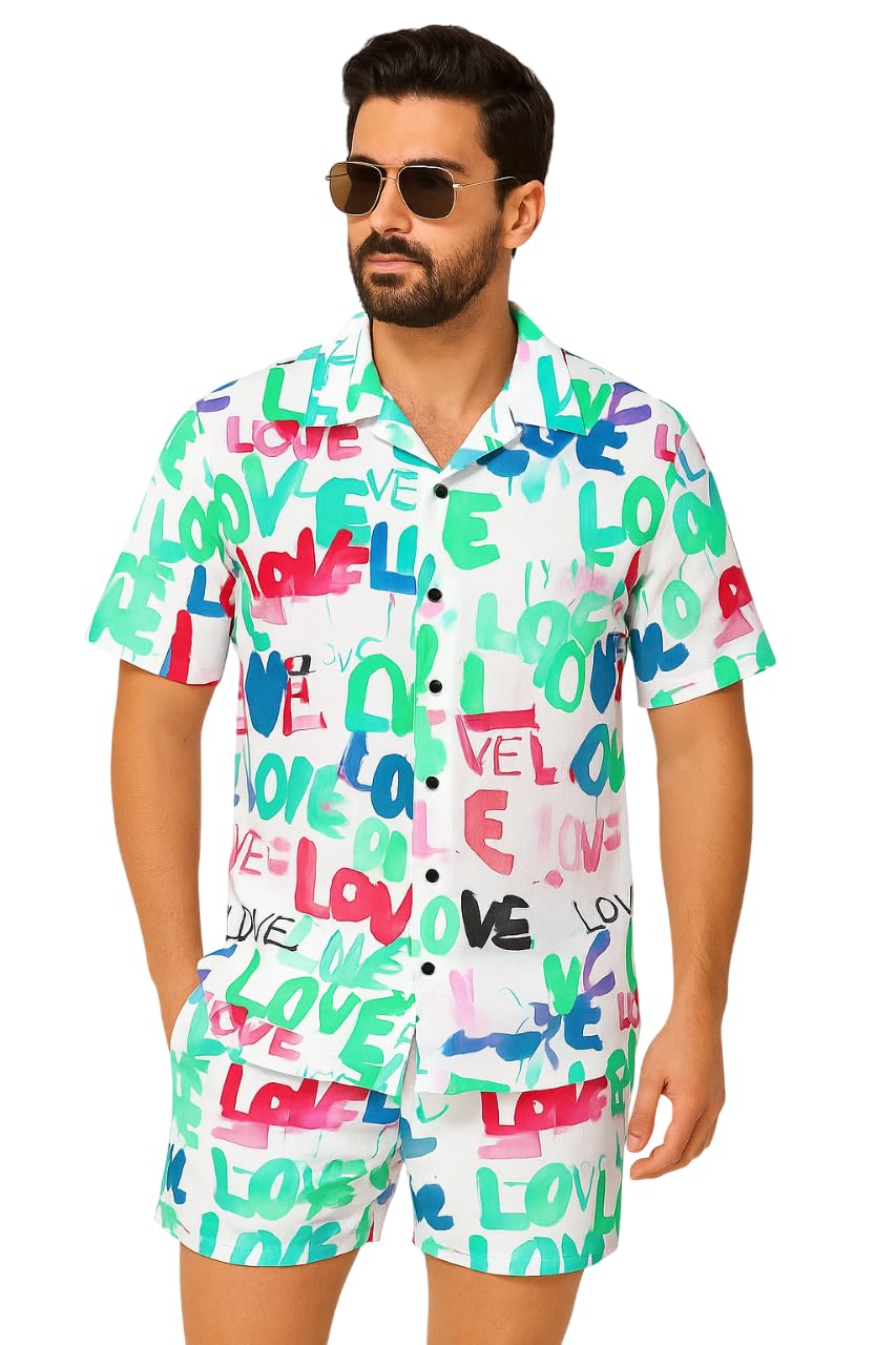 Men's Nightwear || Mens Printed Night Suits || Night Suit Co-Ord Set for Mens Multicolor-picture-16