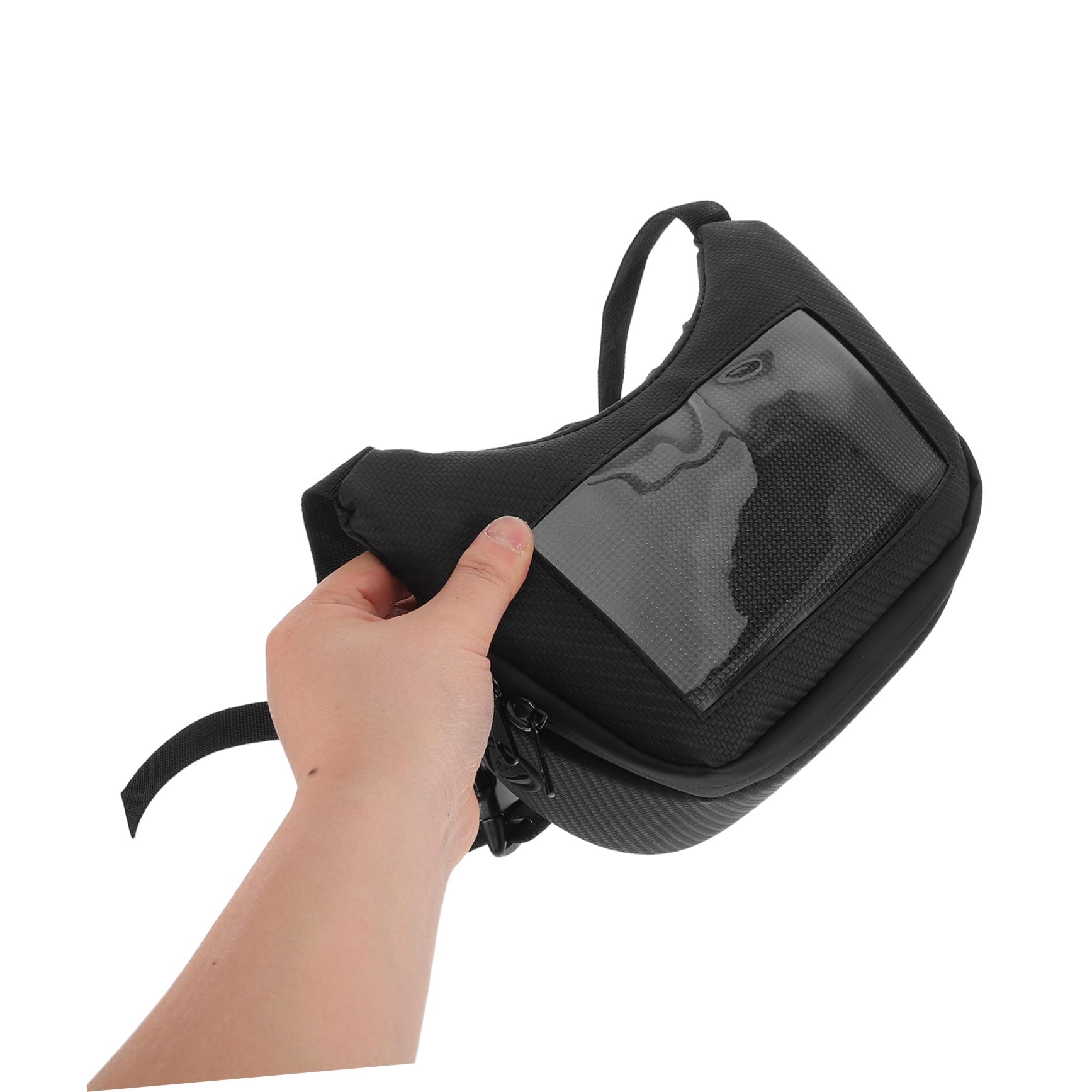 Borsa da Manubrio per Scooter e Moto in Pu Nero