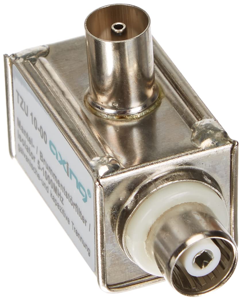 Axing TZU 10-00 Filtro di corrente separazione galvanica coasssiale 5-1000 MHz (connettore IEC)