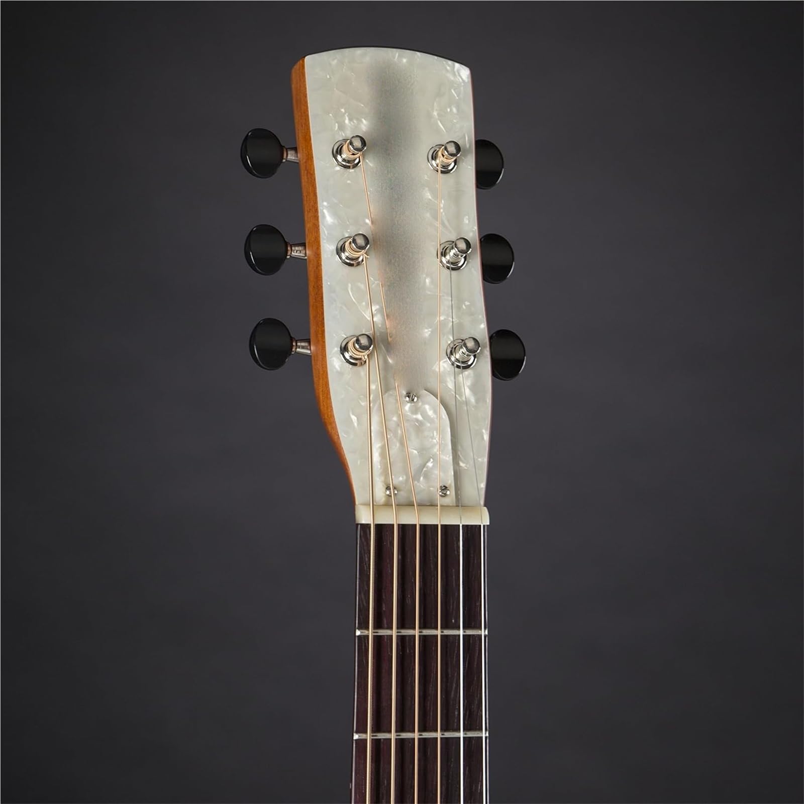 Guitare Six Cordes Couleur Bois Naturel Avec Manche Rond Et Corps En Acajou Guitare Électrique Débutants