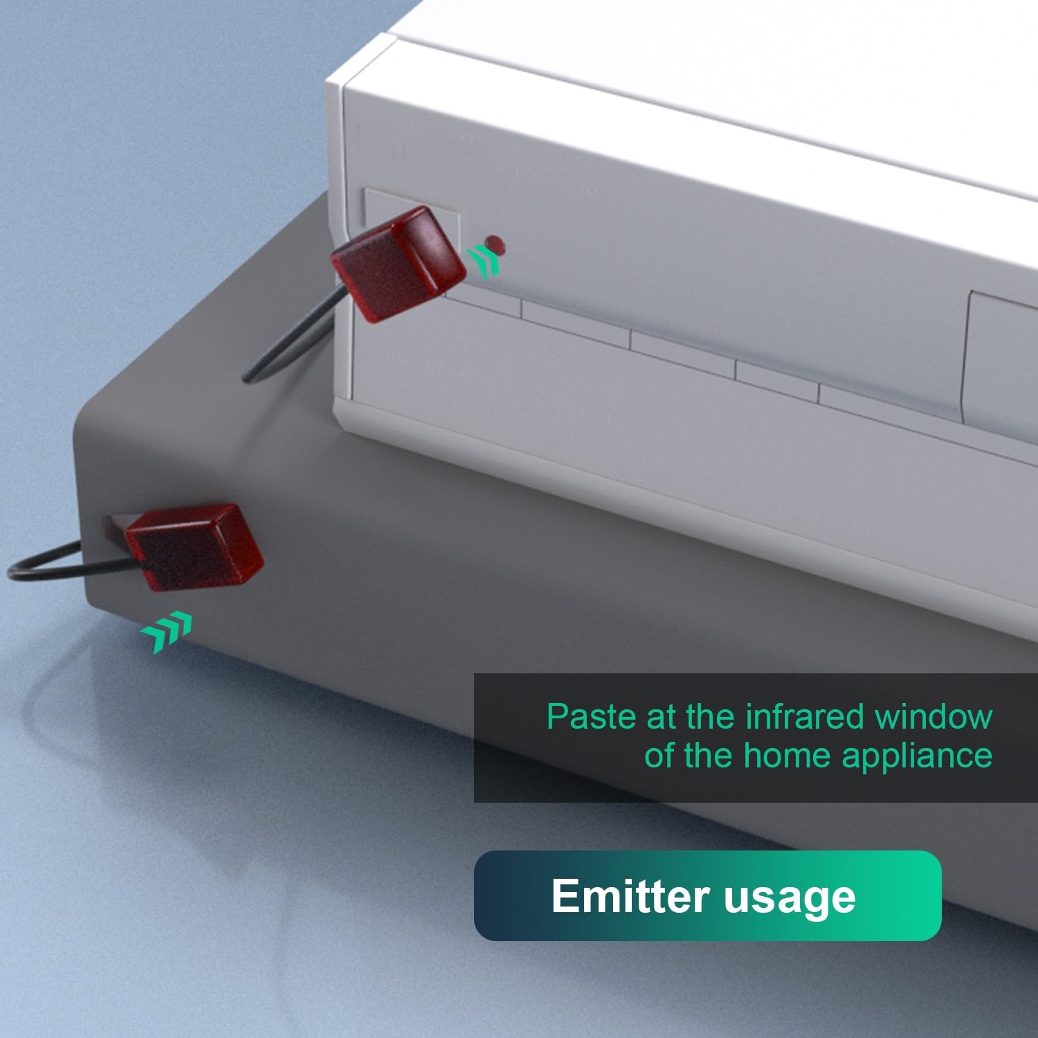 SPENFiLY Universal Remote Control Infrared-Quad Eye IR Emitter Control Extender Wireless IR Repeater WL-E4