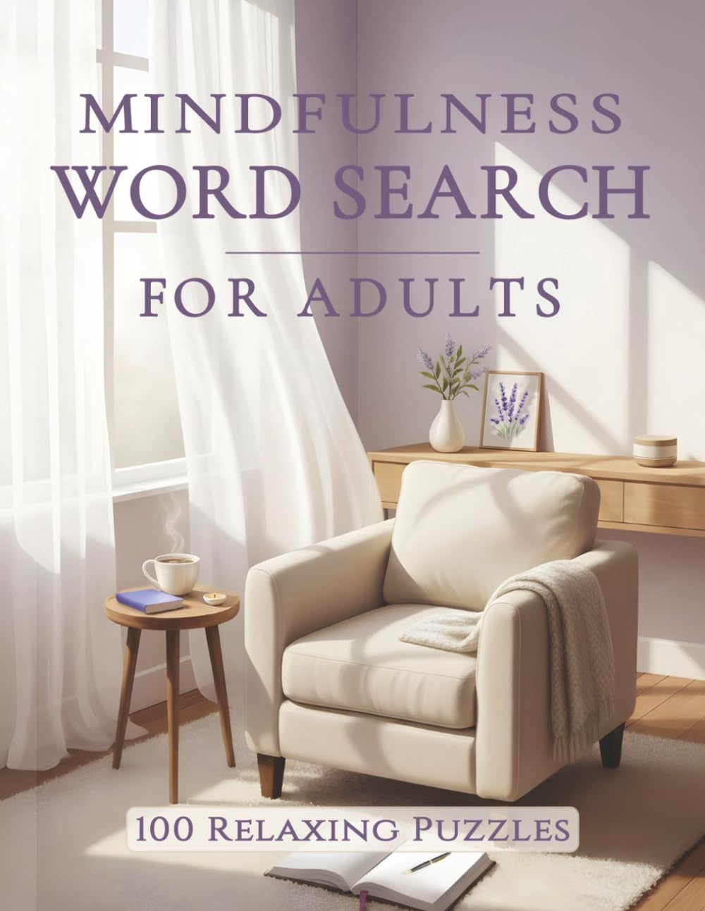 Mindfulness Word Search for Adults: 100 Relaxing Themed Puzzles for Calm, Focus and Stress Relief