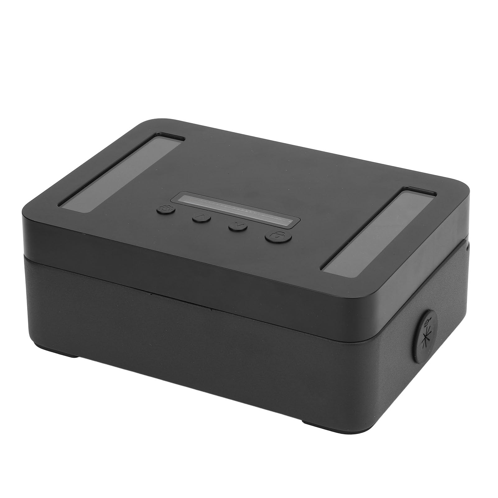 Cell Phone Jail with Timer, Battery Powered Cell Phone Jail Lock Box, Aluminum Alloy Smartphone Storage Gadget, Family Time, Party Fun Novelty Gift Idea Studying Time Management