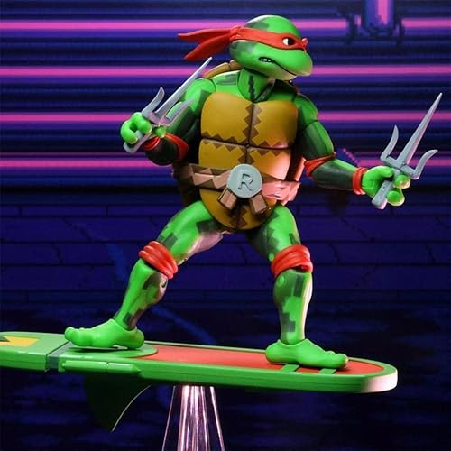 Miniatura 2 de NECA Teenage Mutant Ninja Turtles: Turtles in Time - Figura de acción a escala de 7 pulgadas - Raphael