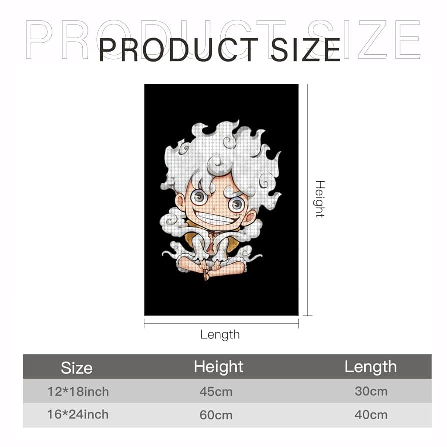 ワンピース　刺繍アート　ルフィ＆ヤマト 雑貨 ルフィ＆ヤマト 刺繍アート 「ワンピース」 デジタル版週刊