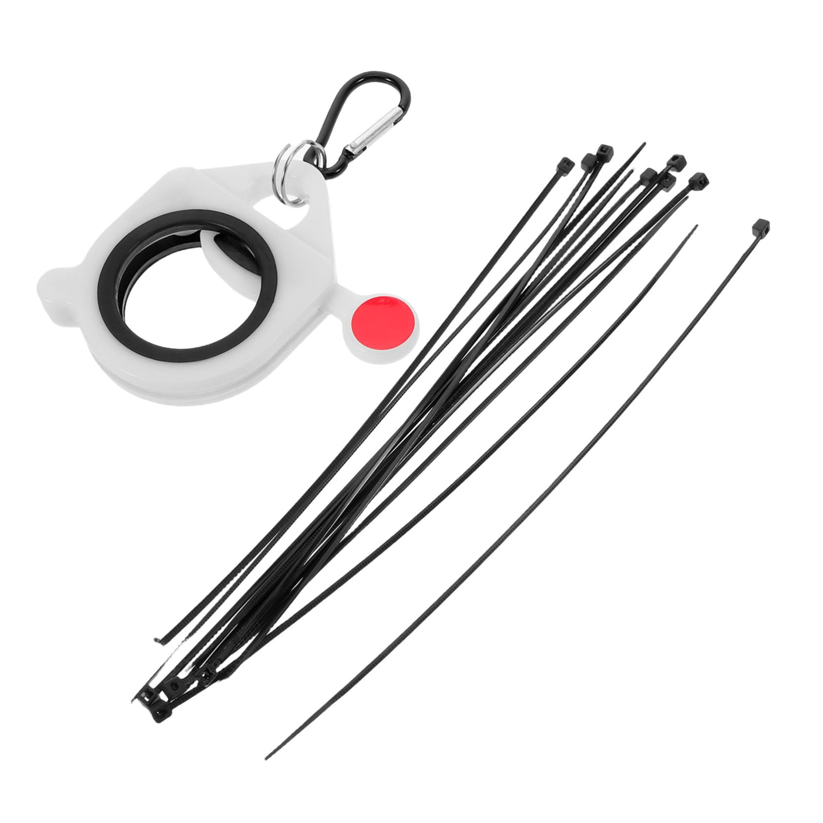 VILLCASE 1 Set Durable Tie Organizer Reusable Holder for Indoor Outdoor Use Glow the Dark Feature for Nighttime Visibility Compact Storage for Tools Accessories