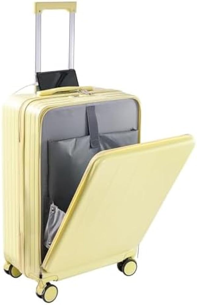Amazon | [売店] 前開き スーツケース USBポート付き キャリー