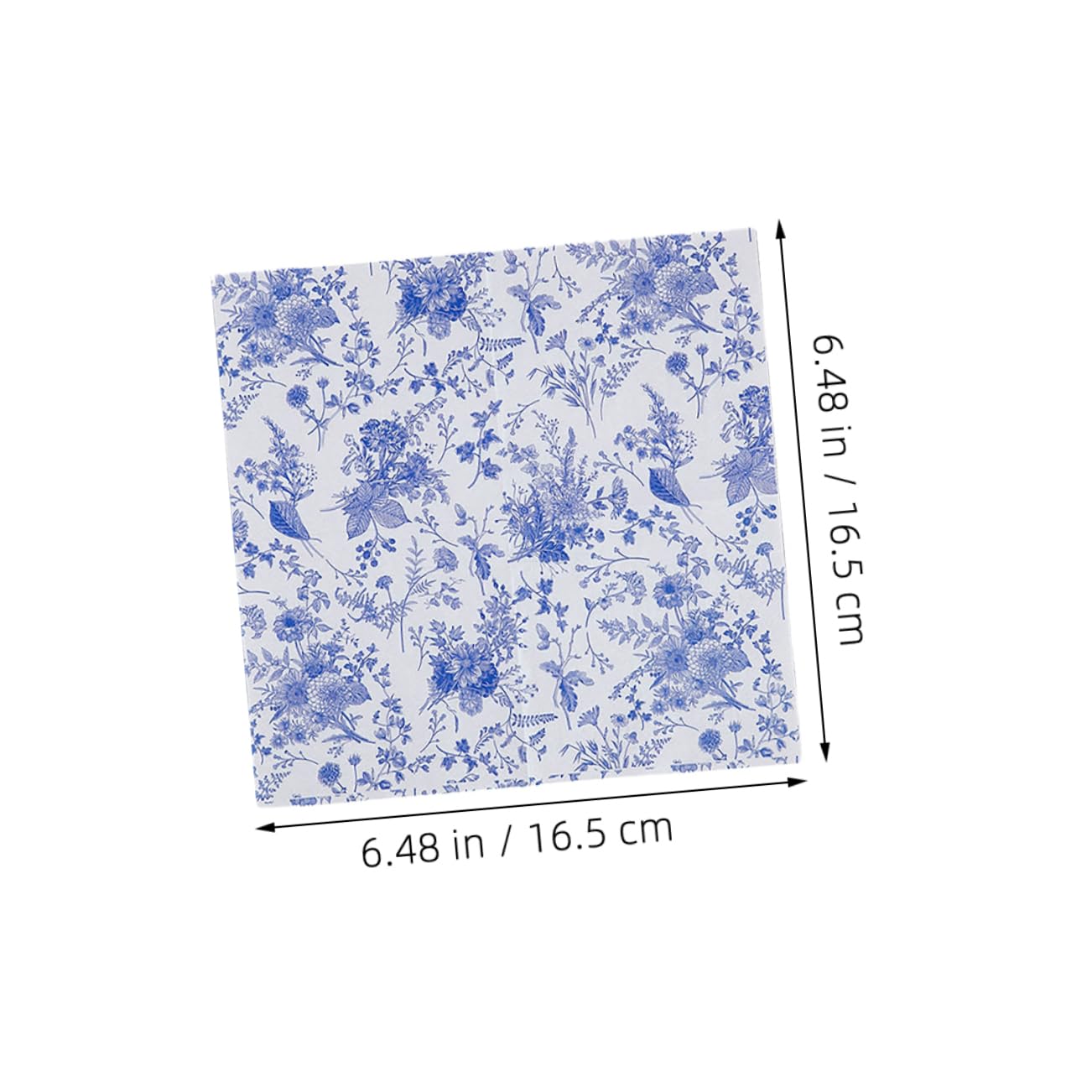 CALLARON 3 Series Servilleta Azul Y white Servilletas De Flores Antiguas Linda Servilletas Blue Papel 100 Piezas*3