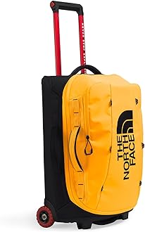 The North Face Unisex Base Camp Rolling Thunder 40L Luggage-Suitcase, Summit Gold/TNF Black/N