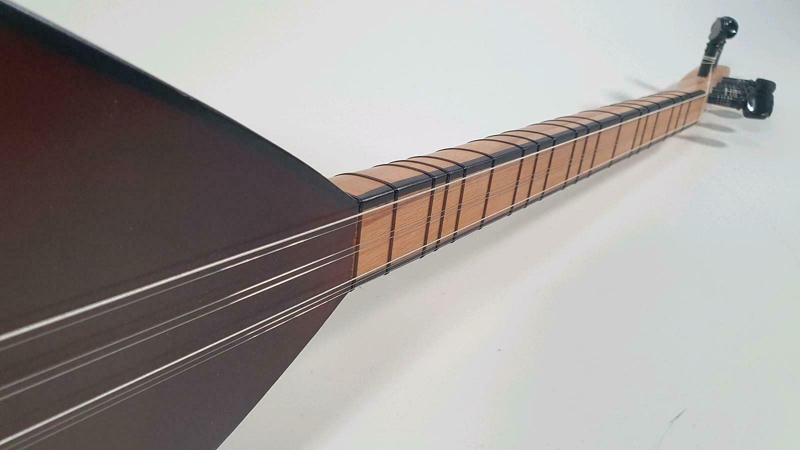 Saz Baglama - Kisa/Uzun Sap - Guitar - Gitarre - Kurzhals oder Langhals - Set mit Tasche (Kurzhals)