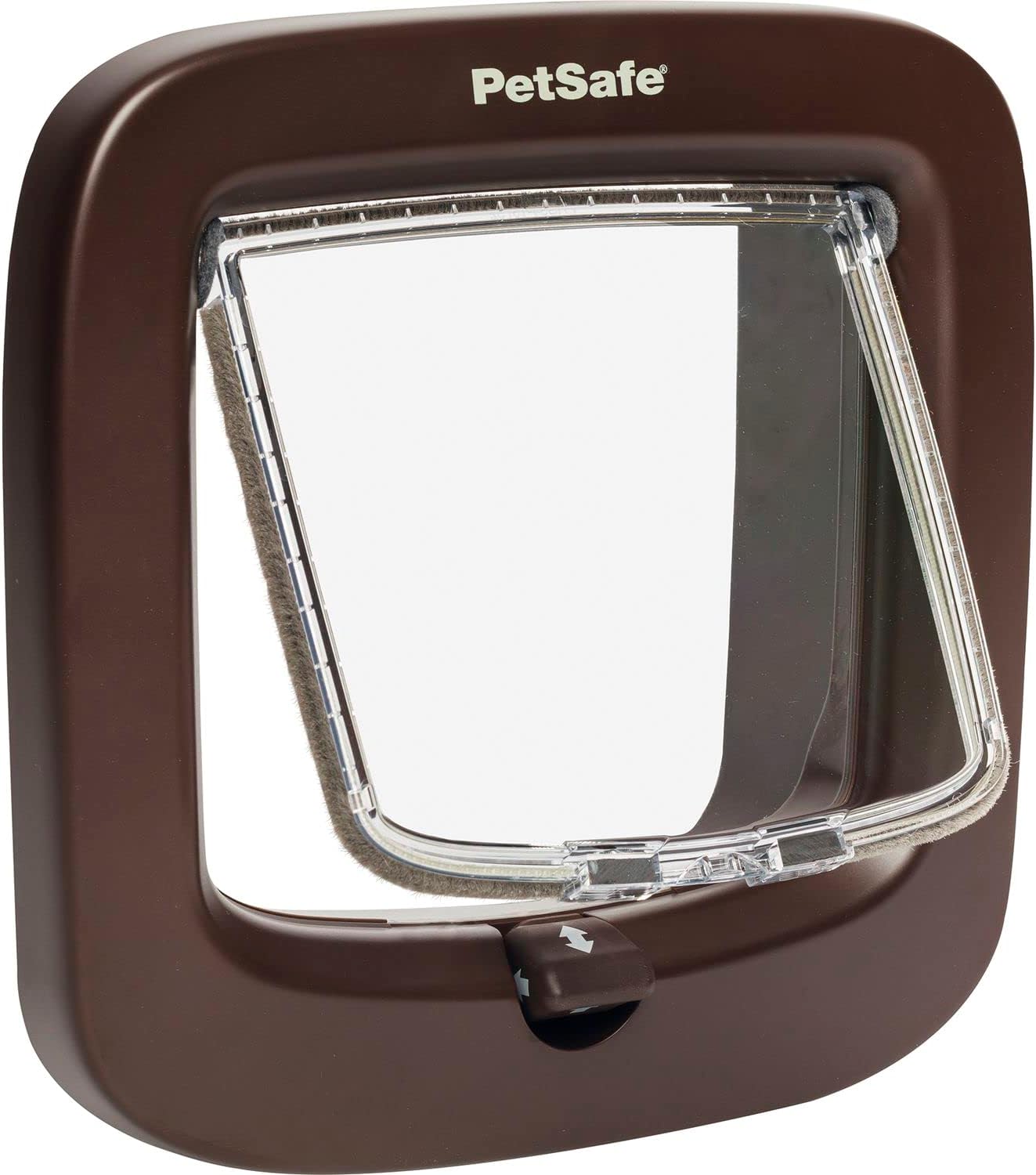 PetSafe ManualLocking Cat Flap with Easy Install, Brown