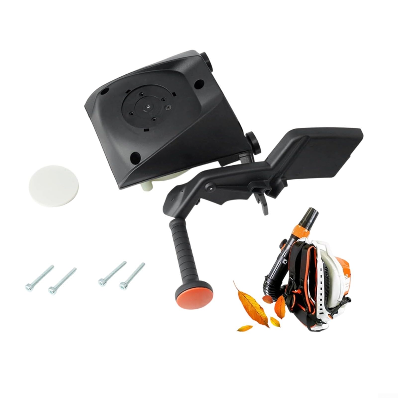 Easy Start Rewind Starter Pieza de repuesto 4283 190 4023 para BR800C y BR800 C-E para sopladores de hojas MAGNUM, accesorio de mantenimiento de jardín al aire libre con tornillos cortos