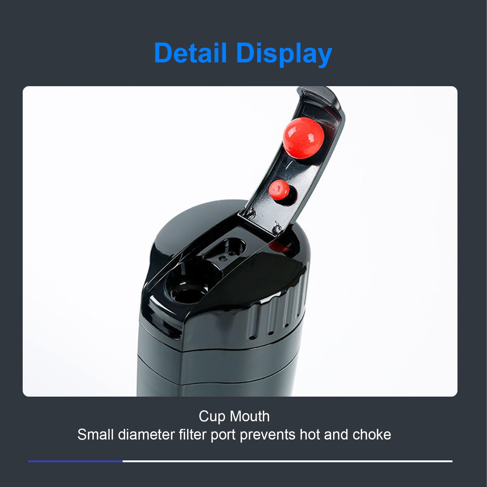 400ML Taza Eléctrica Calefactable, Taza de Auto de Acero Inoxidable 304 con Pantalla LED y Control de Temperatura, para Viajes Oficina Camión SUV
