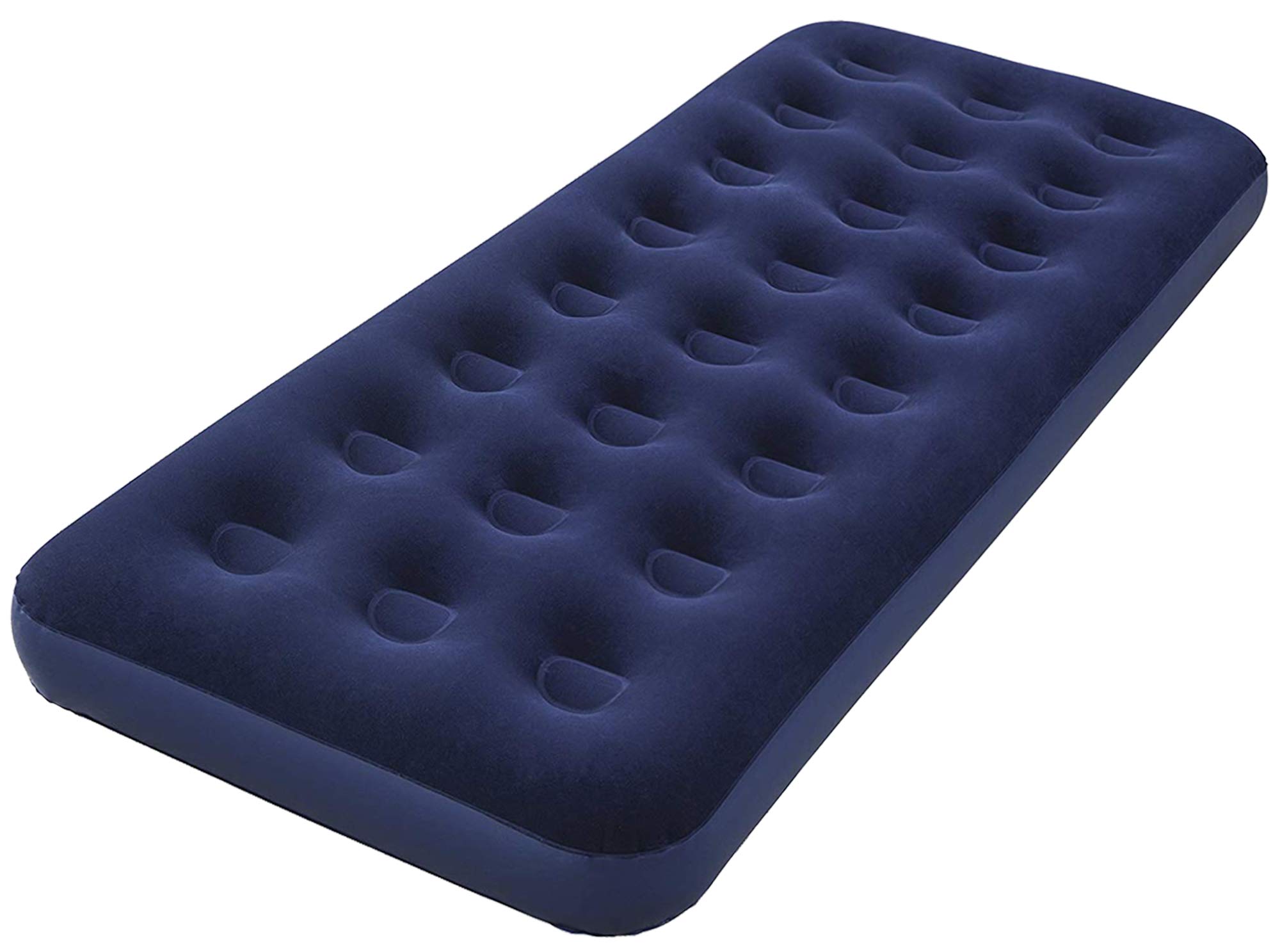 Brandsseller Luftbett Luftmatratze Gästebett Besuchermatratze für 1 Person Indoor und Outdoor aufblasbar blau