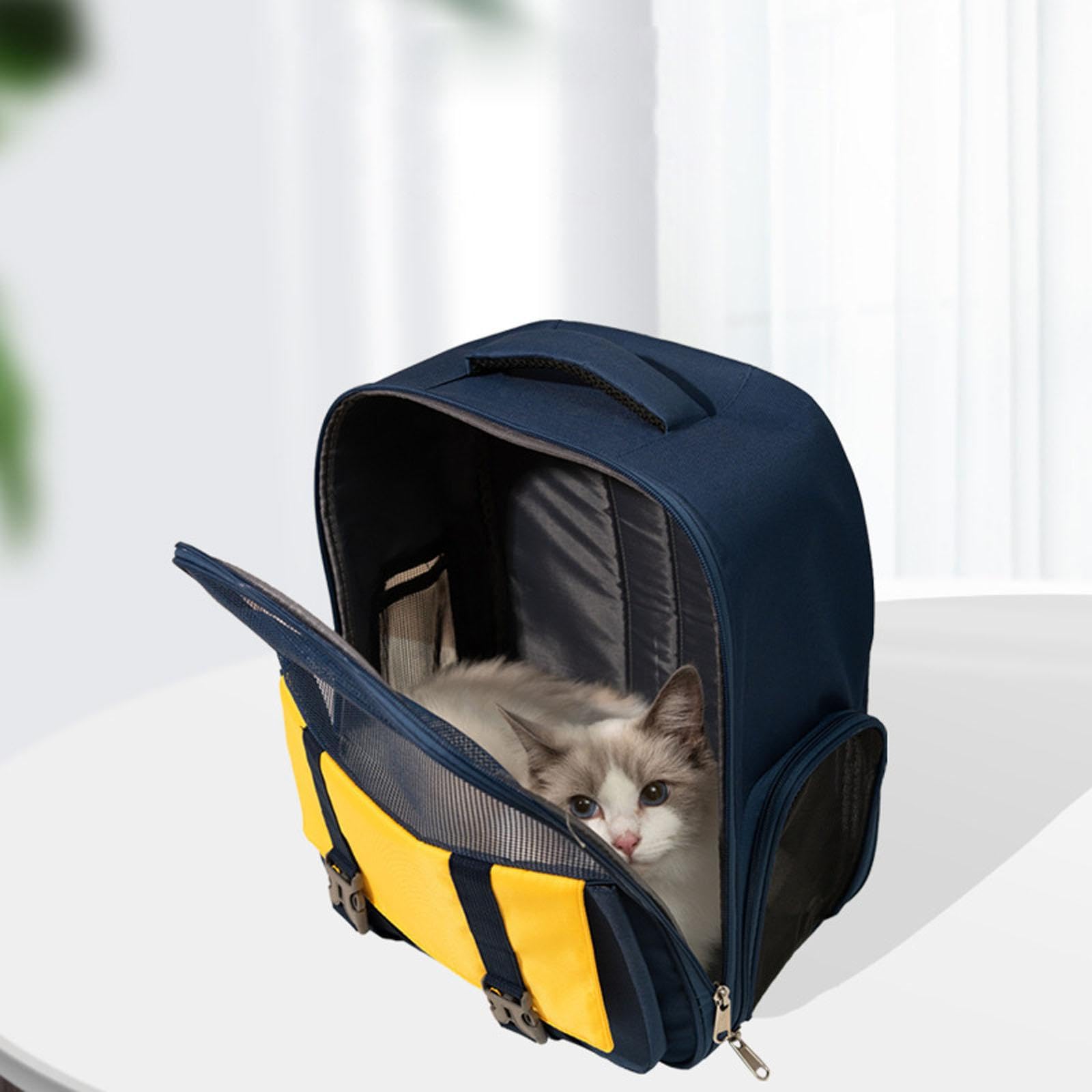 Zaino per Animali Domestici Borsa per trasportini per Cani Zaino per Gatti in Rete Trasportino per Gatti in Rete