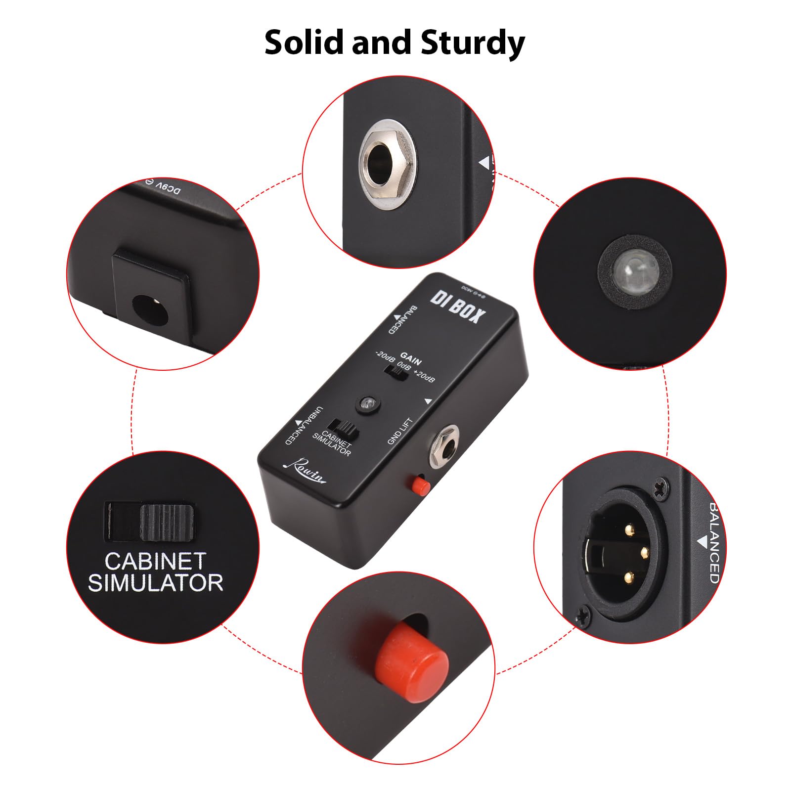 Amazon.co.jp: DIボックス ギターペダル ミニエフェクトペダル