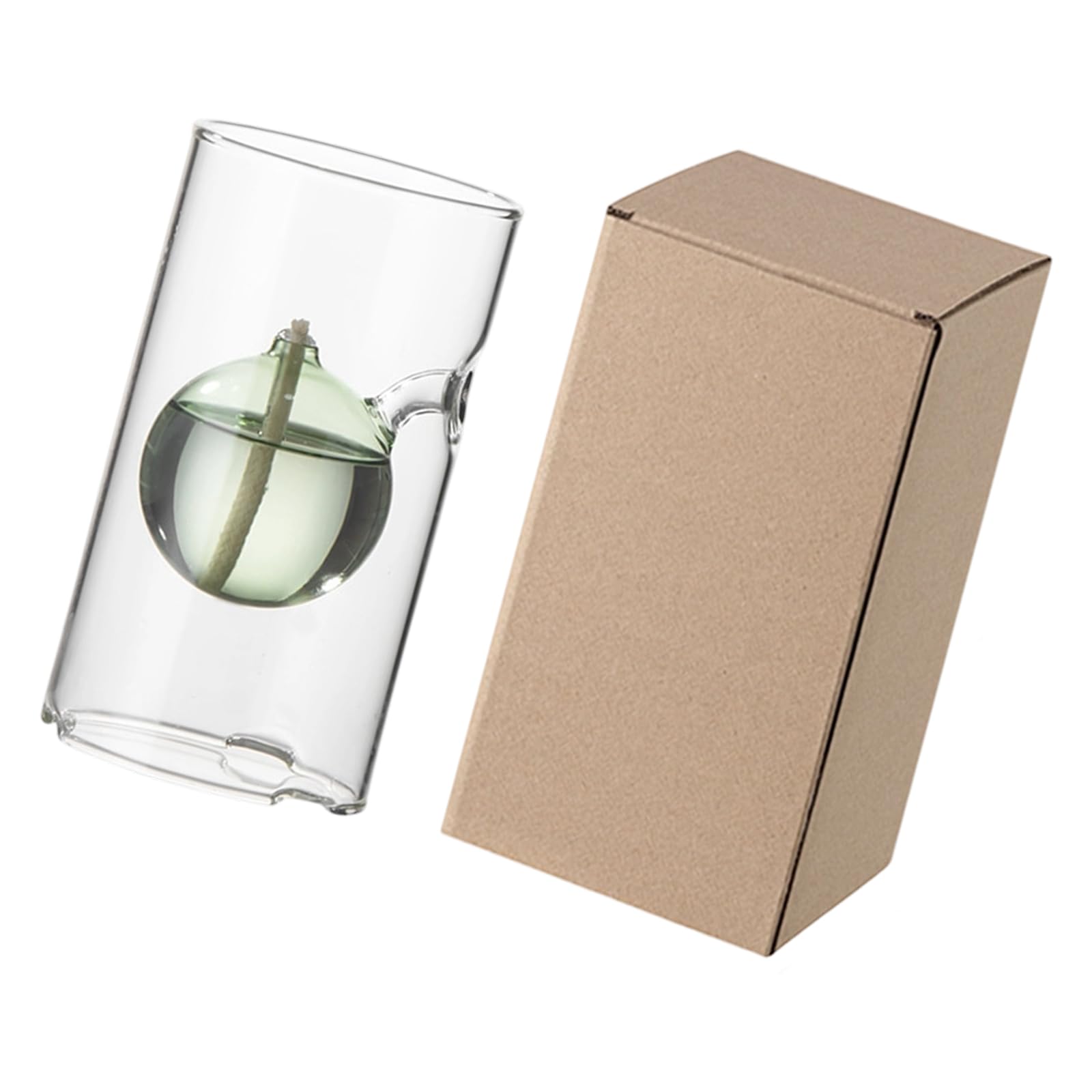 Snorvixre Fuels Refillables Glass Oil Reusables Liquid for Atmospheres Event Use with Liquid Paraffin or Lamp Refillables Glass