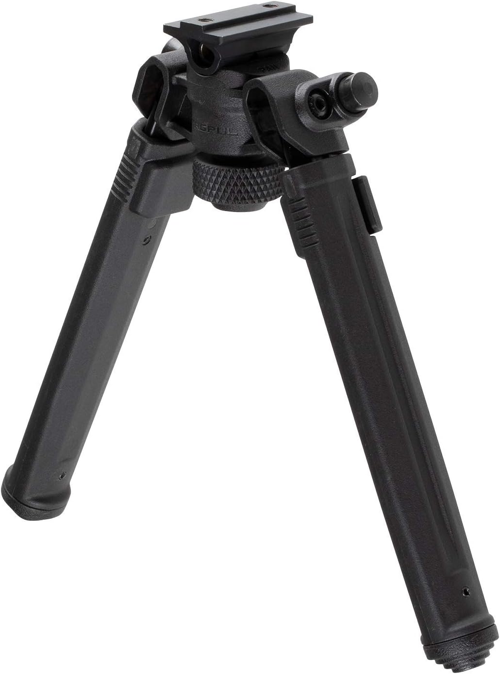 Magpul Rifle Bipod Gun Rest for Hunting and Shooting, A.R.M.S. 17S Style, Black, Monopods