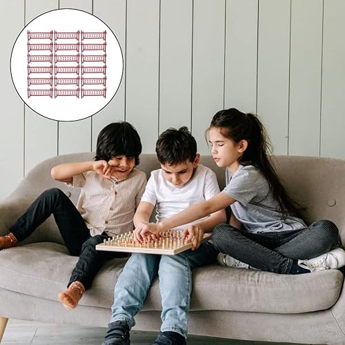 Miniatura 4 de Toyvian 25 piezas de valla en miniatura de plástico, valla decorativa para manualidades, casa de muñecas, jardín, bonsái, terrario, suministros de