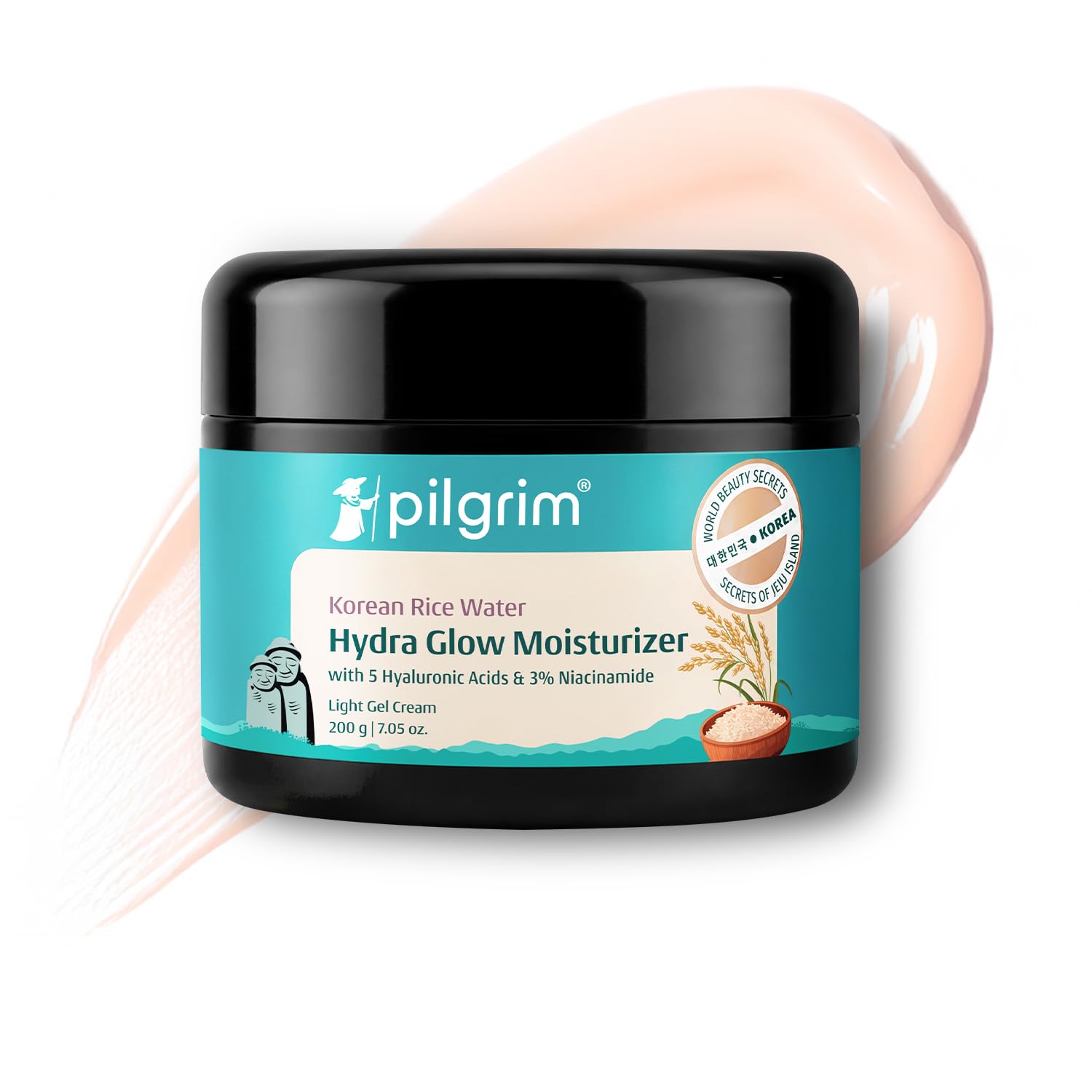 Pilgrim Korean Rice Water Hydra Glow Moisturizer 200g - Image 1